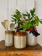 Load image into Gallery viewer, Medium stoneware storage jar
