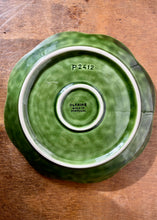 Load image into Gallery viewer, Medium green cabbage ware shallow dish
