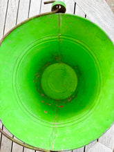 Load image into Gallery viewer, Summer green vintage bucket/planter
