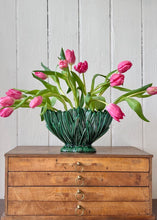 Load image into Gallery viewer, Green leaf Hyacinth Sylvac mantle vase
