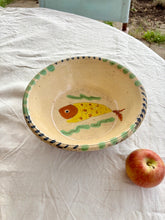 Load image into Gallery viewer, Terracotta rustic Spanish bowl with naive
