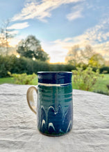 Load image into Gallery viewer, Studio Pottery blue mug
