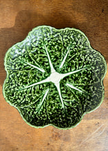 Load image into Gallery viewer, Medium green cabbage ware shallow dish
