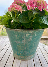 Load image into Gallery viewer, Vintage sea green vintage bucket
