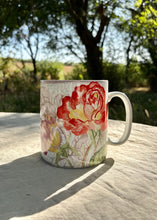 Load image into Gallery viewer, Extra large vintage floral mug
