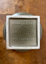 Load image into Gallery viewer, Classical dove grey pedestal dish by Elaine Goddard
