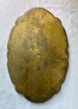 Load image into Gallery viewer, Celadon green Florentine oval tray
