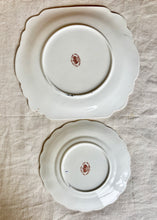 Load image into Gallery viewer, A square cake serving plate and set of 7 matching small plates
