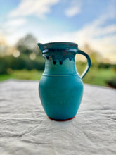 Load image into Gallery viewer, Turquoise studio pottery jug by Paul Cartledge, Oz Street Pottery
