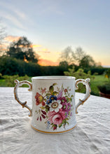 Load image into Gallery viewer, Hammersley Loving Cup with floral sprays by F Howard
