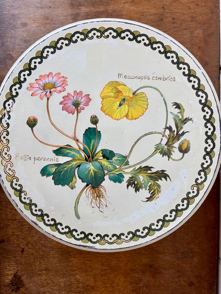 Botanical cake tin by Baret Ware