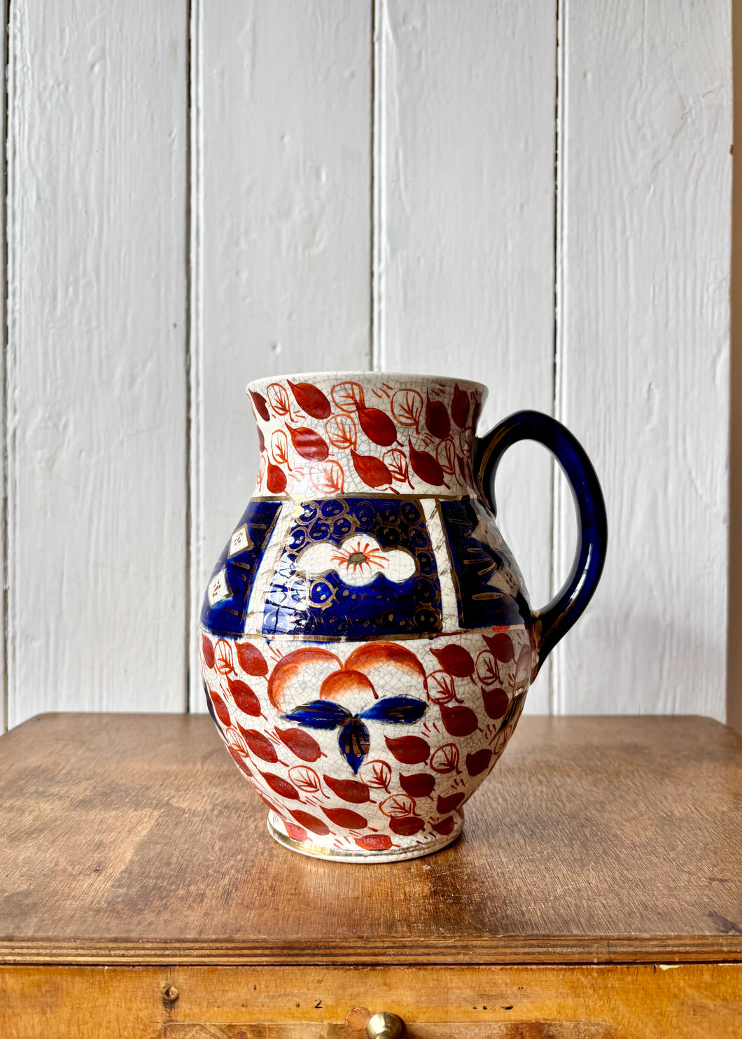 Arthur Wood antique Imari style jug/vase