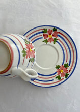 Load image into Gallery viewer, Hand painted French style large cup and saucer
