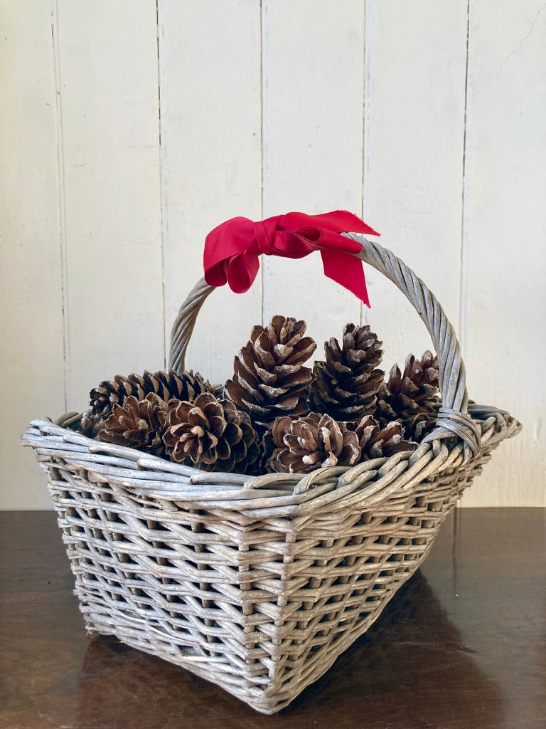 A super woven wicker basket