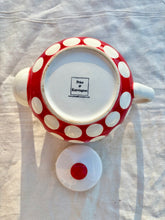 Load image into Gallery viewer, Price &amp; Kensington red and white polka dot teapot
