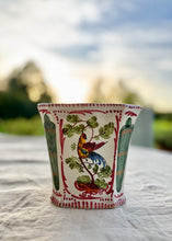 Load image into Gallery viewer, Italian hand painted floral planter
