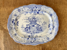 Load image into Gallery viewer, A rare antique William Ridgway Child’s Dinner Platter in the Souvenir Pattern
