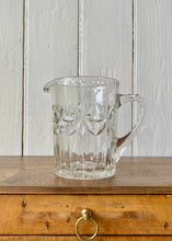 Load image into Gallery viewer, Clear pressed glass star design water jug
