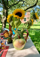 Load image into Gallery viewer, Large Bordallo Pinheiro majolica apple jug
