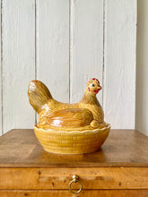 Load image into Gallery viewer, A super-characterful chestnut chicken egg tidy by Sadler
