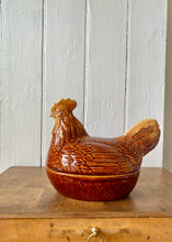 Load image into Gallery viewer, Large glossy brown chicken egg tidy by Price Kensington
