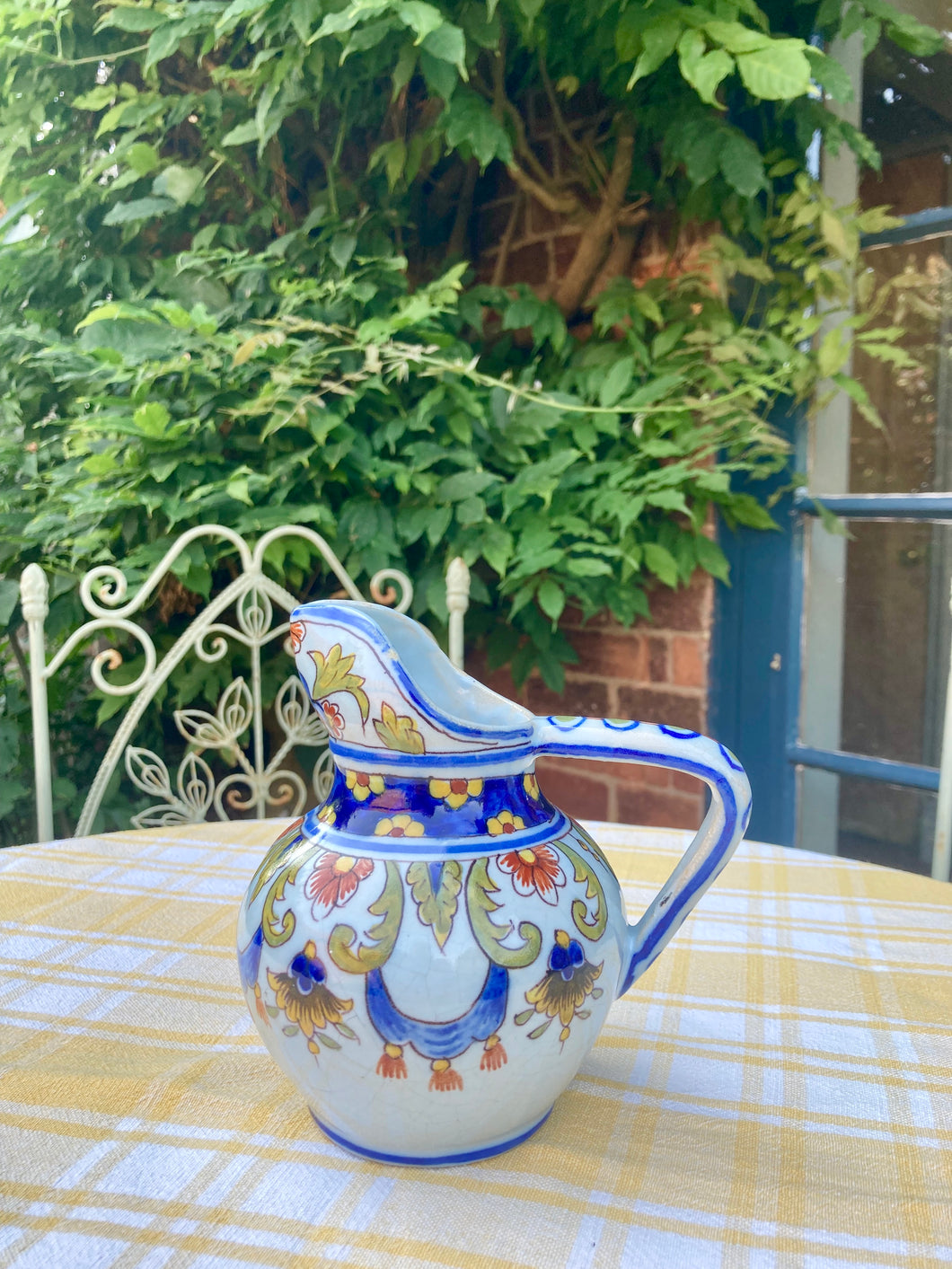 French faience style jug