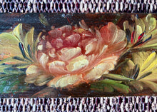 Load image into Gallery viewer, Wooden box with hand painted floral top
