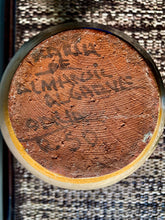 Load image into Gallery viewer, Studio pottery hand painted jug with floral design in muted shades
