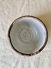 Load image into Gallery viewer, Studio pottery in brown tones, Scandi style decorated textured pot
