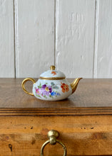 Load image into Gallery viewer, Miniature Dresden hand painted teapot
