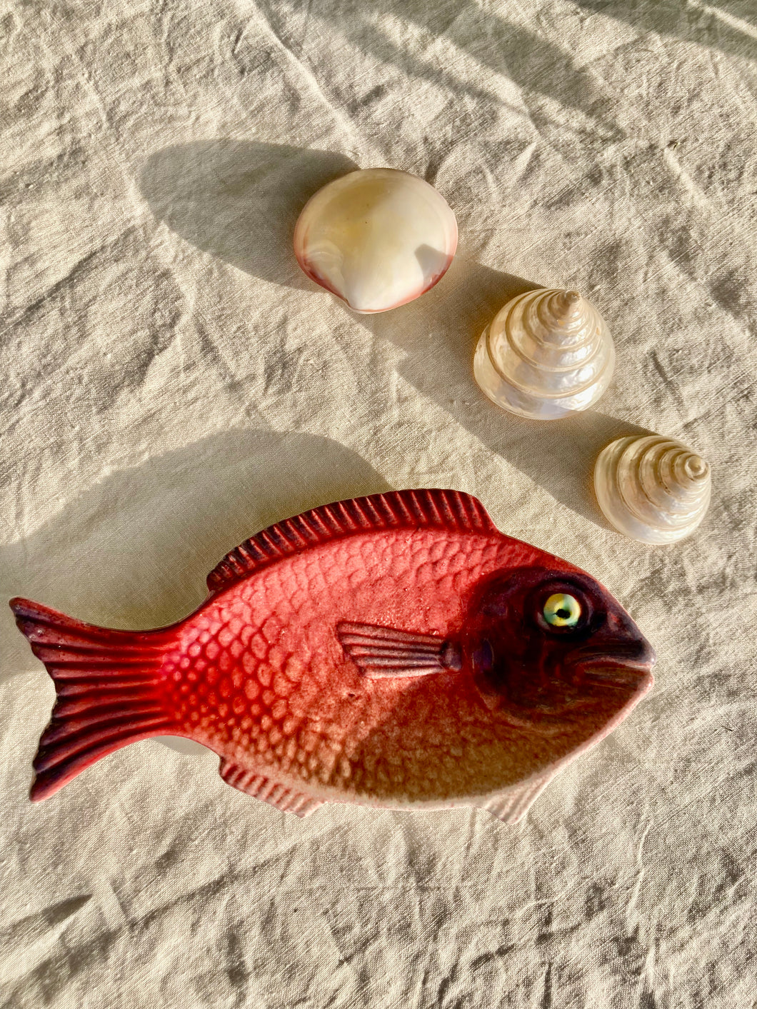 Portuguese majolica fish dish