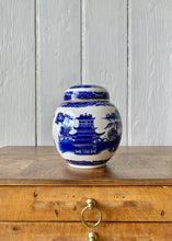 Load image into Gallery viewer, Ringtons willow pattern ginger jar with lid
