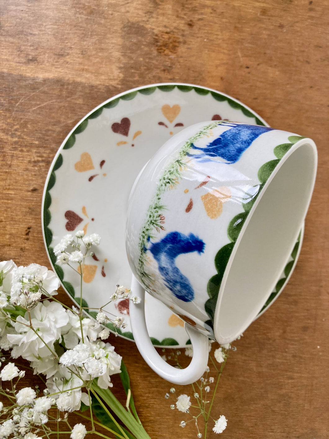 Large breakfast cup and saucer by Wood & Sons