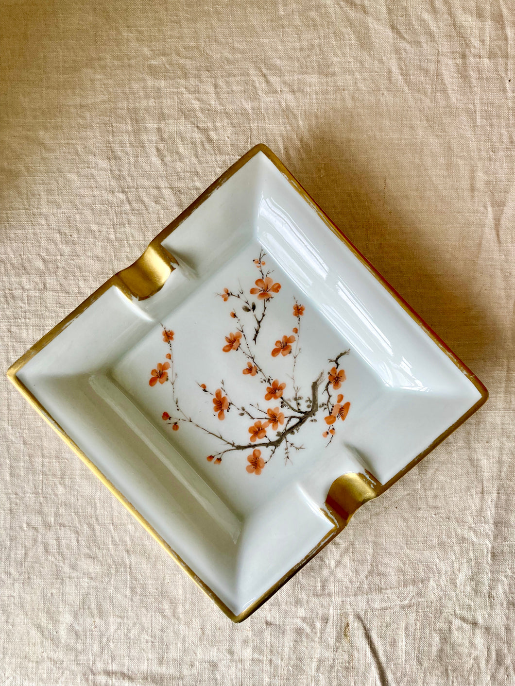 Limoges France for Dubarry porcelain square dish