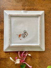 Load image into Gallery viewer, Limoges France for Dubarry porcelain square dish
