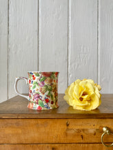 Load image into Gallery viewer, Fruit and flowers bone china mug
