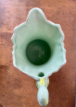 Load image into Gallery viewer, Water lily and stork hand painted jug
