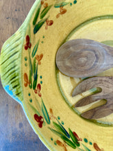 Load image into Gallery viewer, French earthenware yellow serving bowl from Provence
