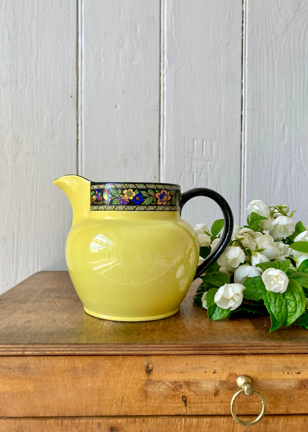 Gresley Potteries T. G. Green & Co yellow jug