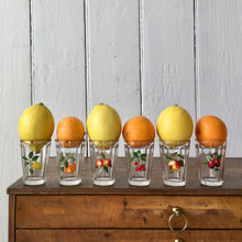 Load image into Gallery viewer, A set of 6 Italian fruity shot glasses
