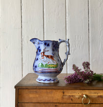 Load image into Gallery viewer, Victorian Sunderland Pottery Flo Blue Antique &#39;Epsom Cup&#39; Jug
