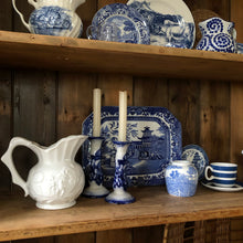 Load image into Gallery viewer, White china jug with stylised fern design
