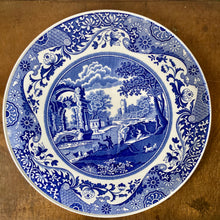 Load image into Gallery viewer, Spode Italian design blue and white cake or cheese plate
