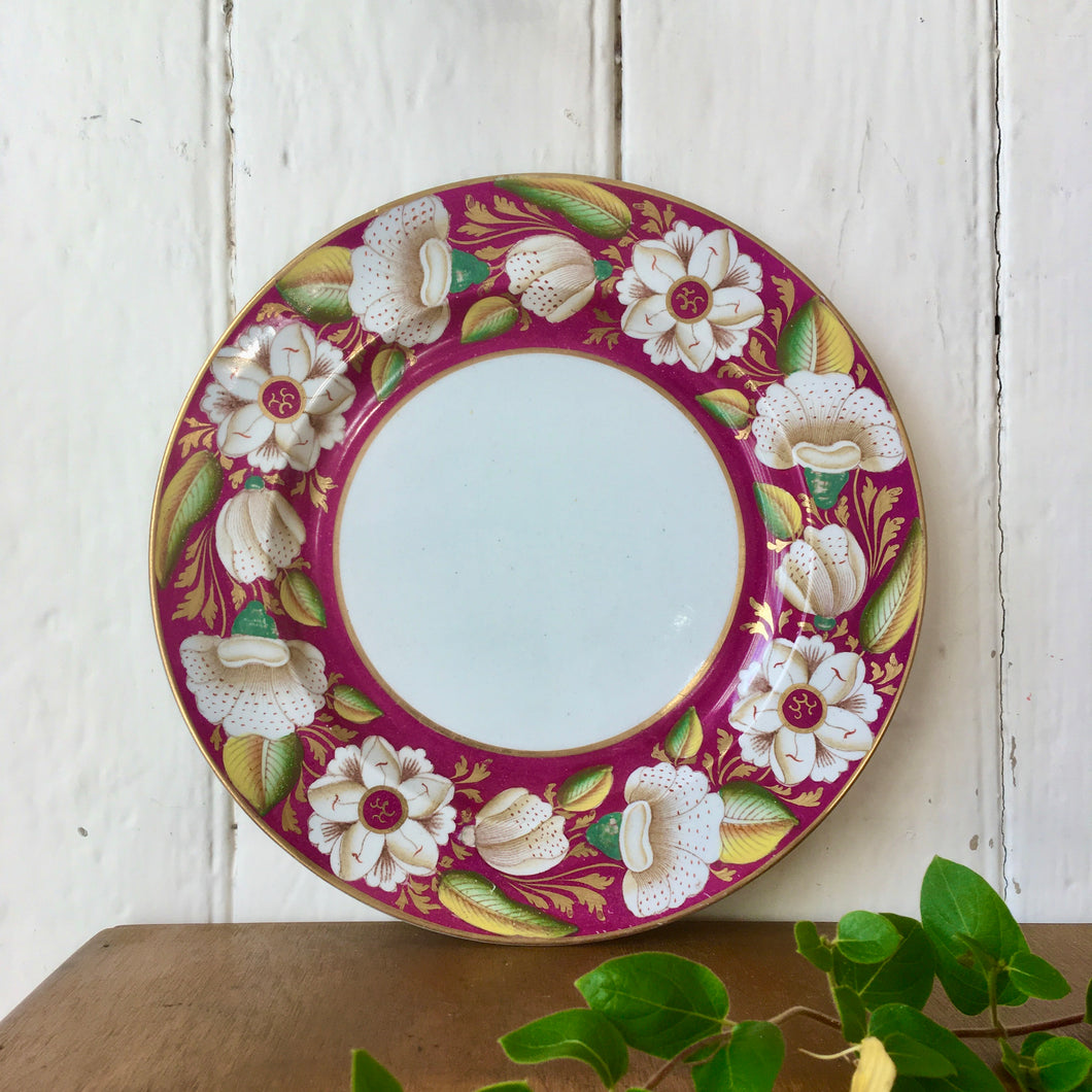 Decorative Ironstone China plate