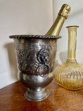 Load image into Gallery viewer, A pewter footed champagne or wine cooler in Arts &amp; Crafts style
