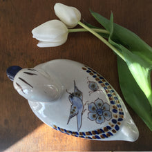 Load image into Gallery viewer, Mexican glazed, folk-art stoneware duck
