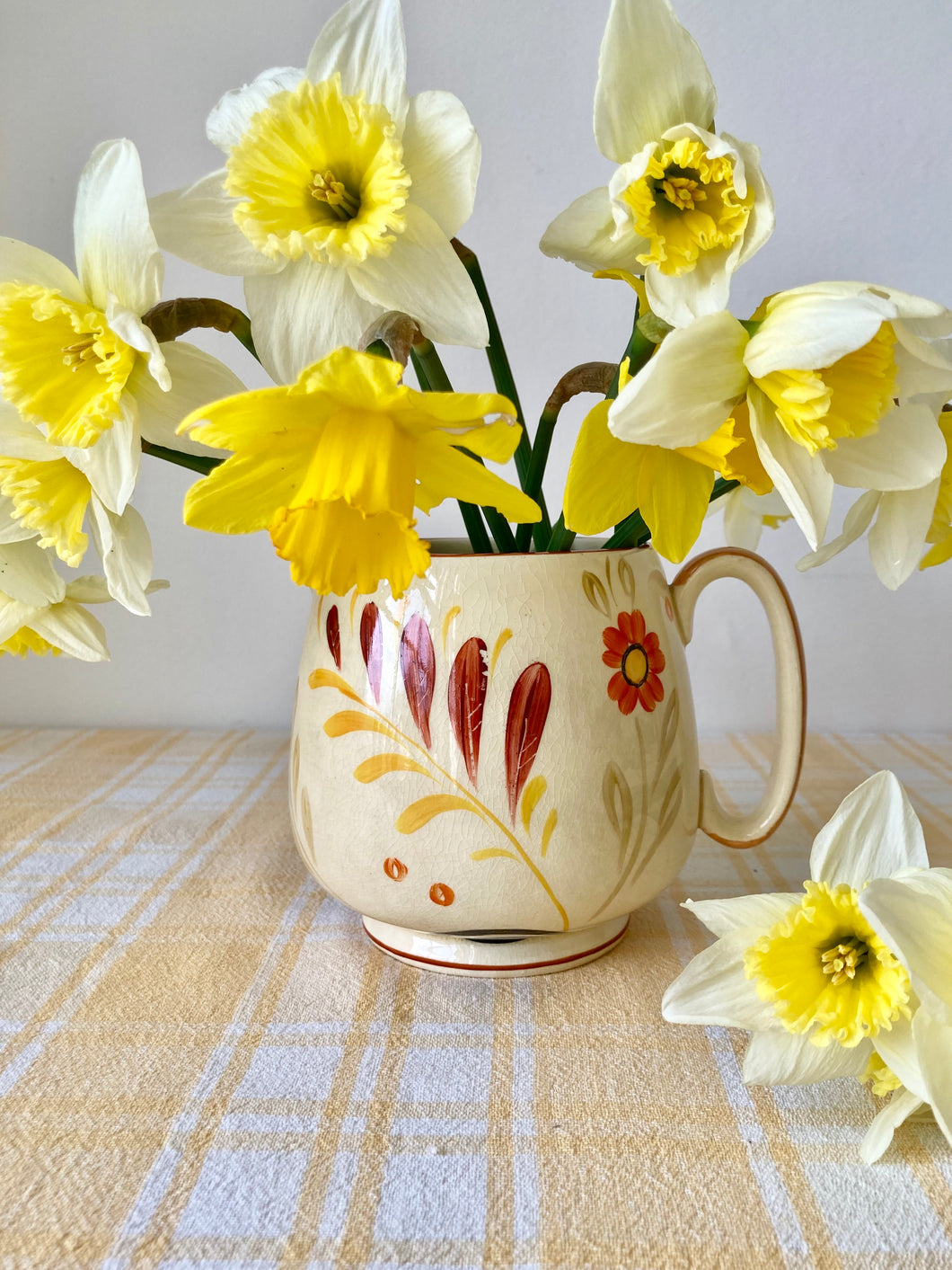 Crown Devon Fielding's hand painted jug