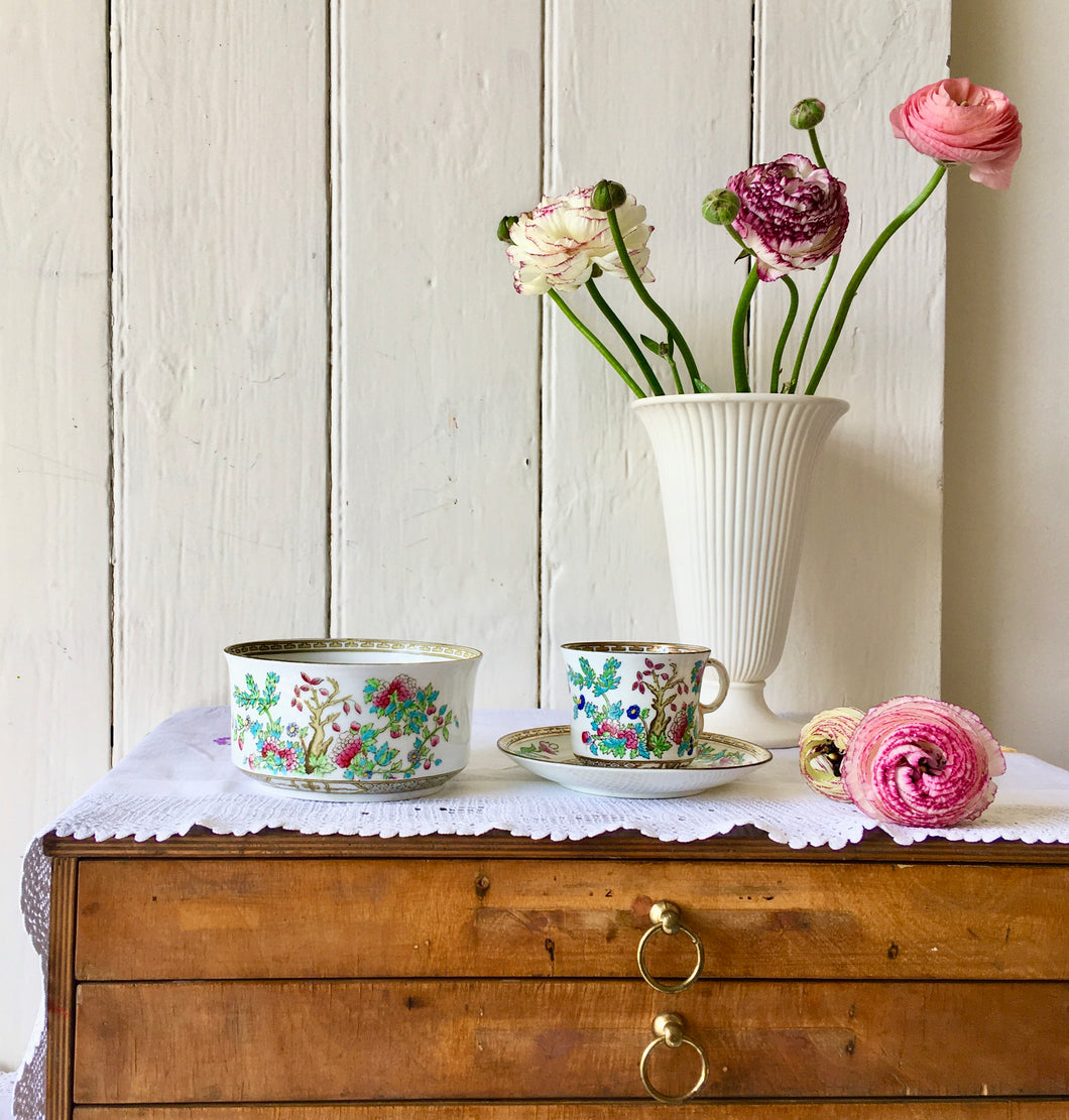 Anchor Pottery - Indian Tree sugar bowl