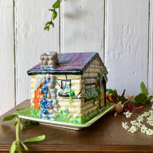 Load image into Gallery viewer, English country cottage butter dish or cheese cloche
