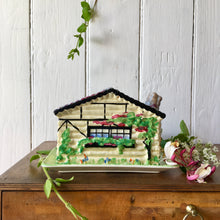 Load image into Gallery viewer, English country cottage butter dish or cheese cloche
